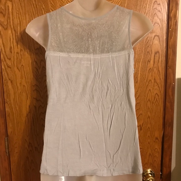 Merona Tops Merona Lace Yoke Tank Top Xxl 2x Poshmark